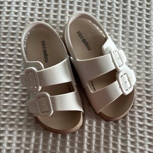NEW Mini Melissa Kids' White Sandals